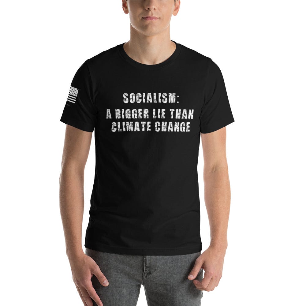 FreedomKat Designs Black / S Socialism: A Bigger Lie than Climate Change
