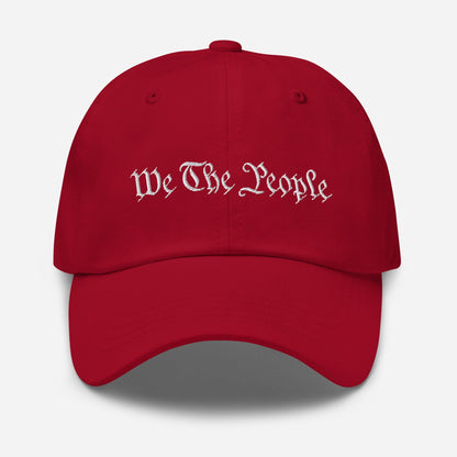 FreedomKat Designs Cranberry We The People 1776 Hat