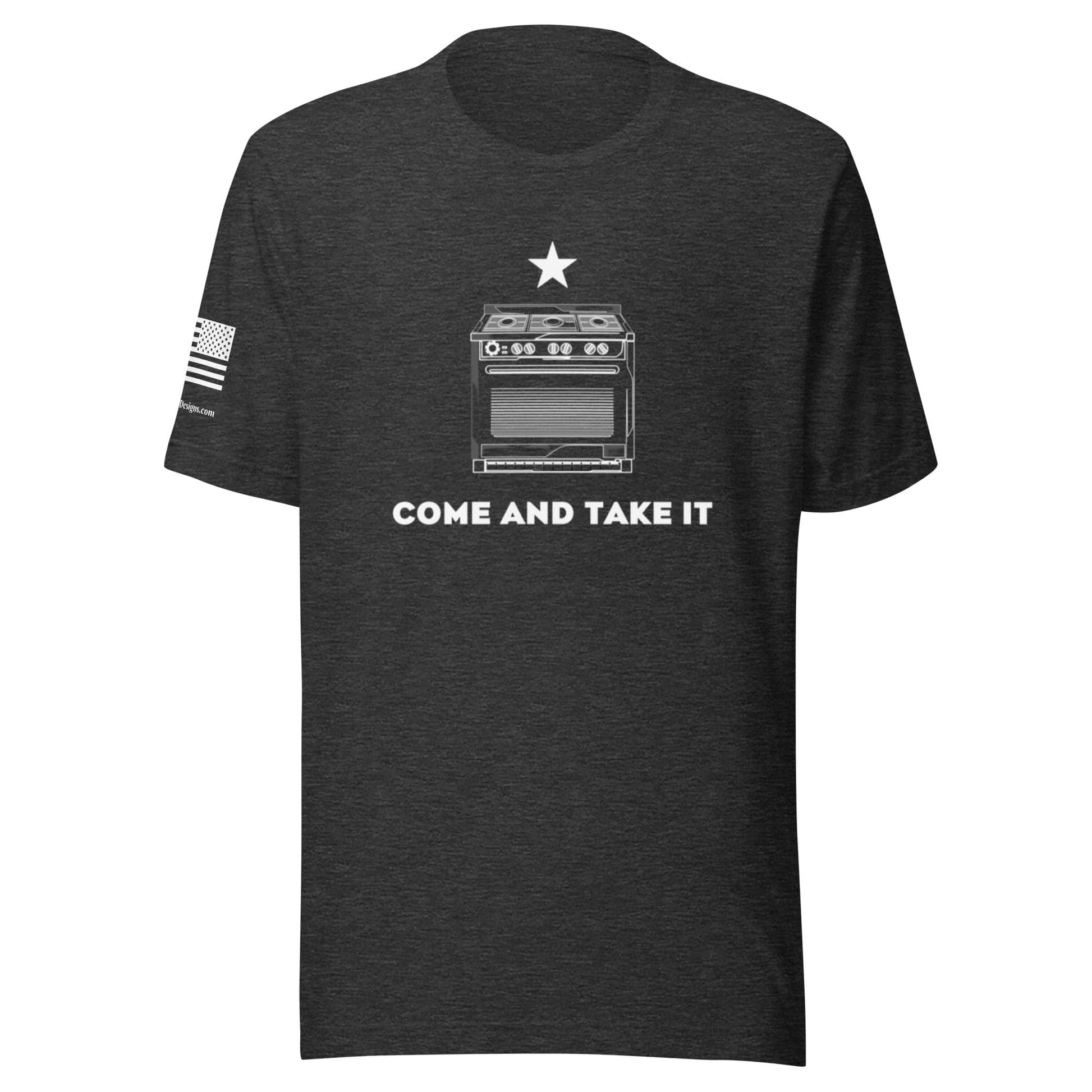 FreedomKat Designs Dark Grey Heather / S Come And Take My Gas Stove