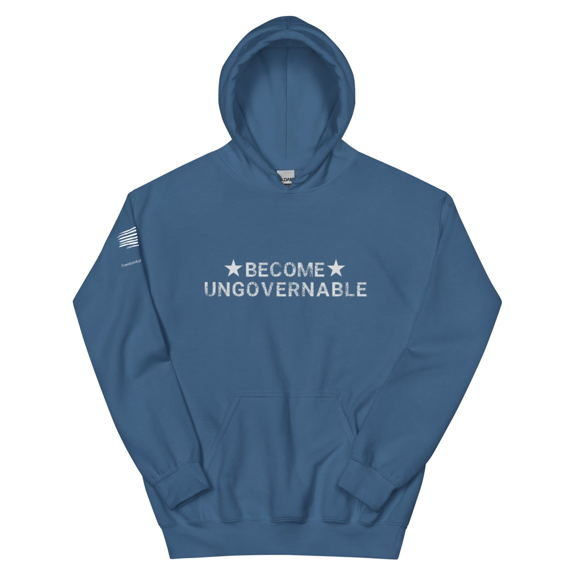 FreedomKat Designs Hoodie Indigo Blue / S Become Ungovernable Hoodie