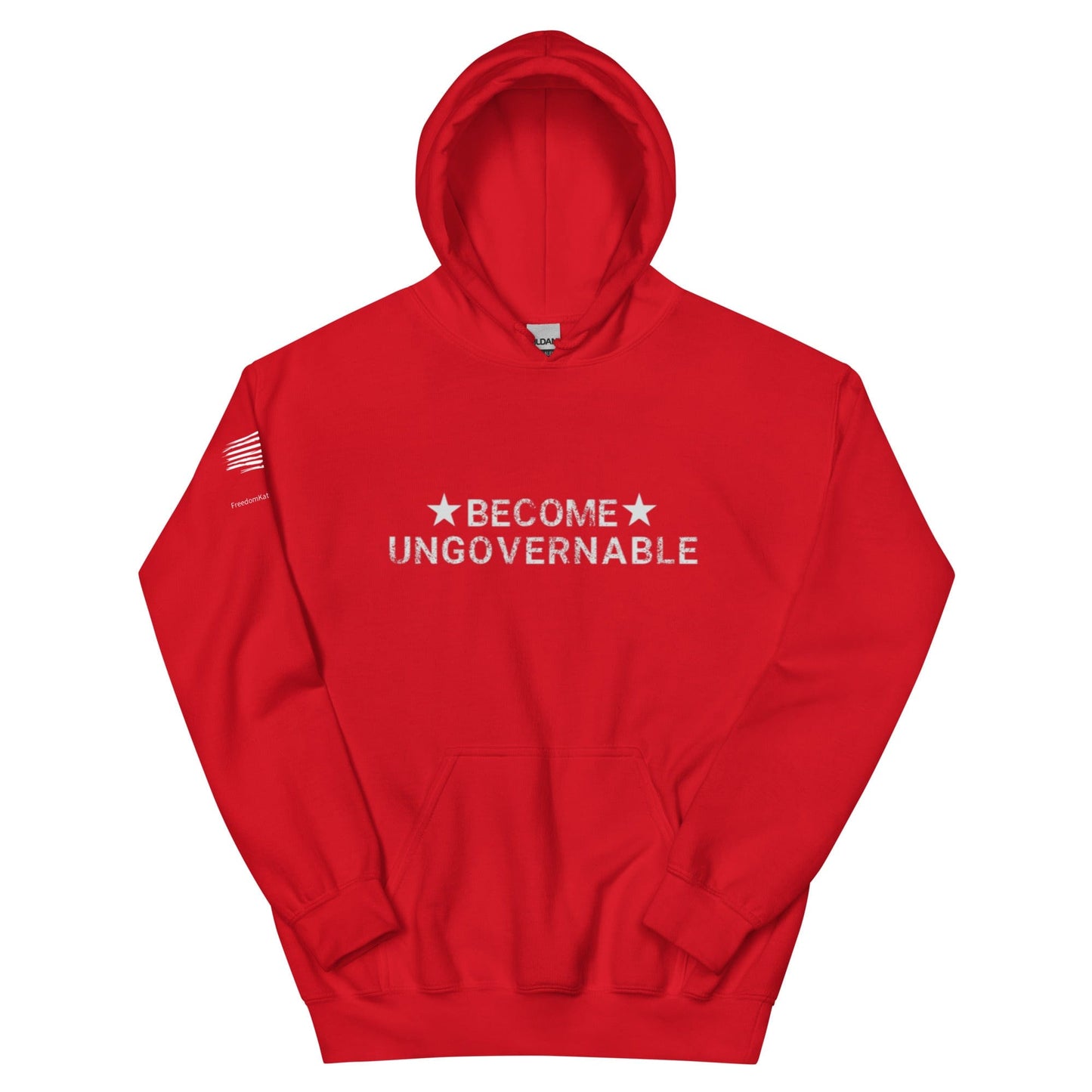 FreedomKat Designs Hoodie Red / S Become Ungovernable Hoodie