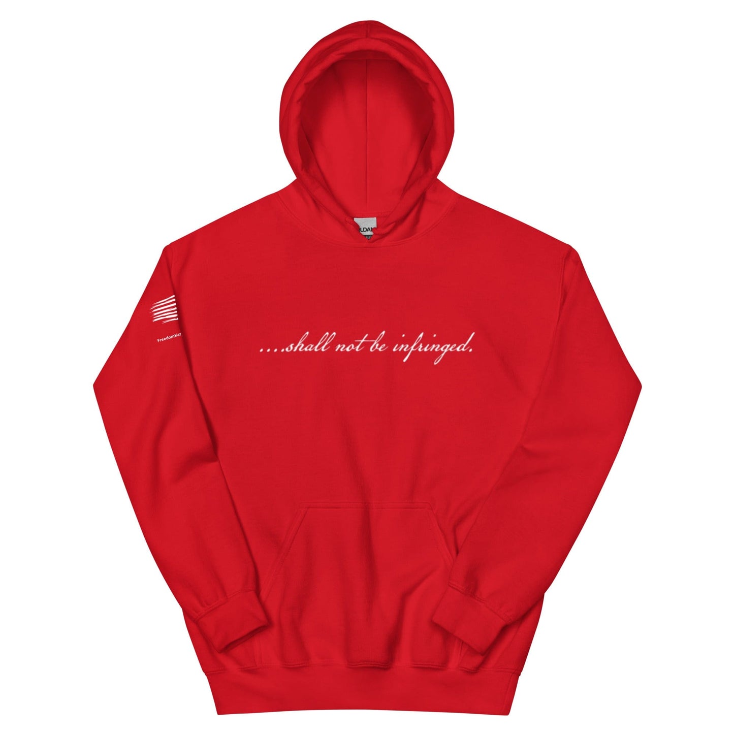 FreedomKat Designs Hoodie Red / S Shall Not Be Infringed Hoodie