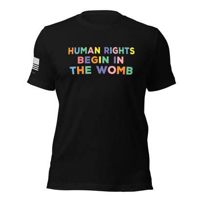 FreedomKat Designs, LLC Black / S Human Rights Begin In The Womb