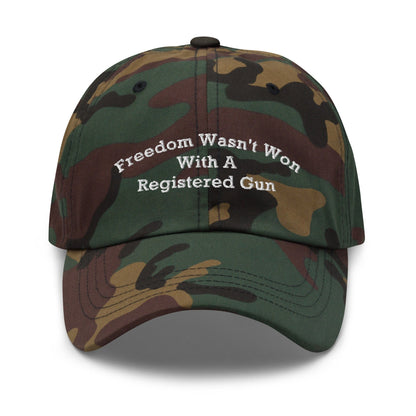 FreedomKat Designs, LLC Custom Hat (BW)