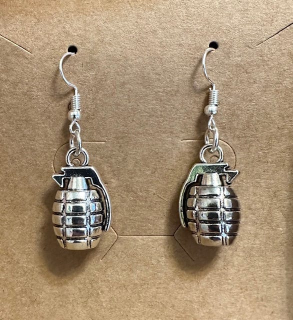 FreedomKat Designs, LLC Grenade Earrings