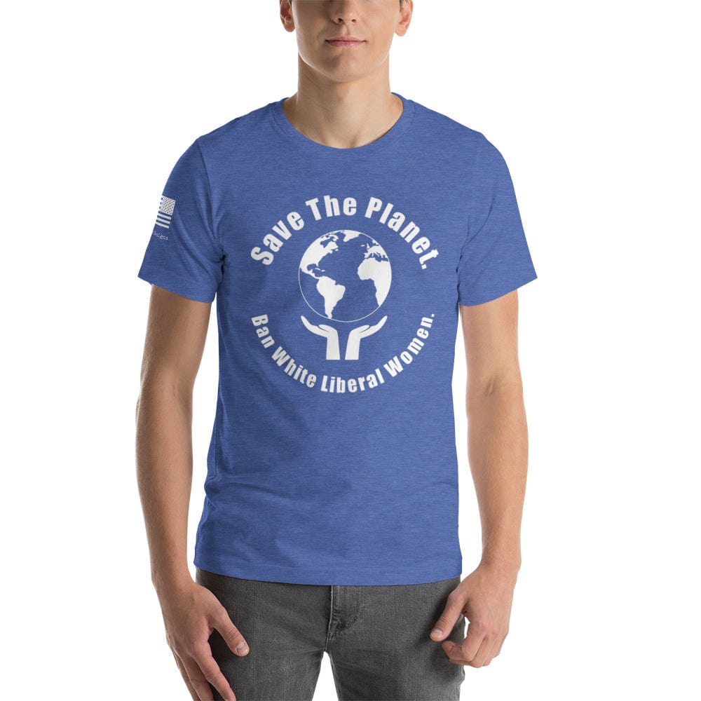 FreedomKat Designs, LLC Heather True Royal / S Ban White Liberal Women T-Shirt