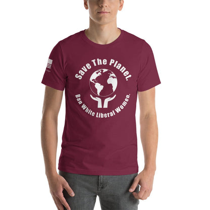 FreedomKat Designs, LLC Maroon / S Ban White Liberal Women T-Shirt