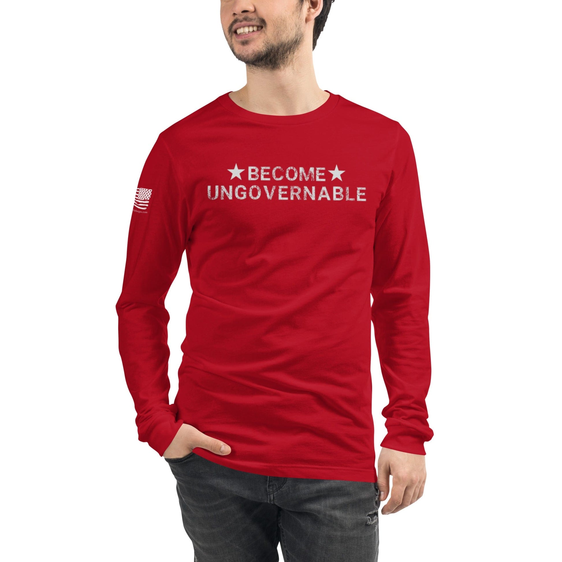 FreedomKat Designs Long Sleeved Shirt Red / S Become Ungovernable Long Sleeve Shirt