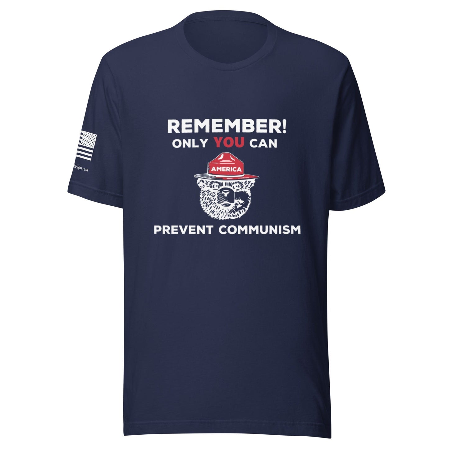 FreedomKat Designs Navy / S Only You Can Prevent Communism