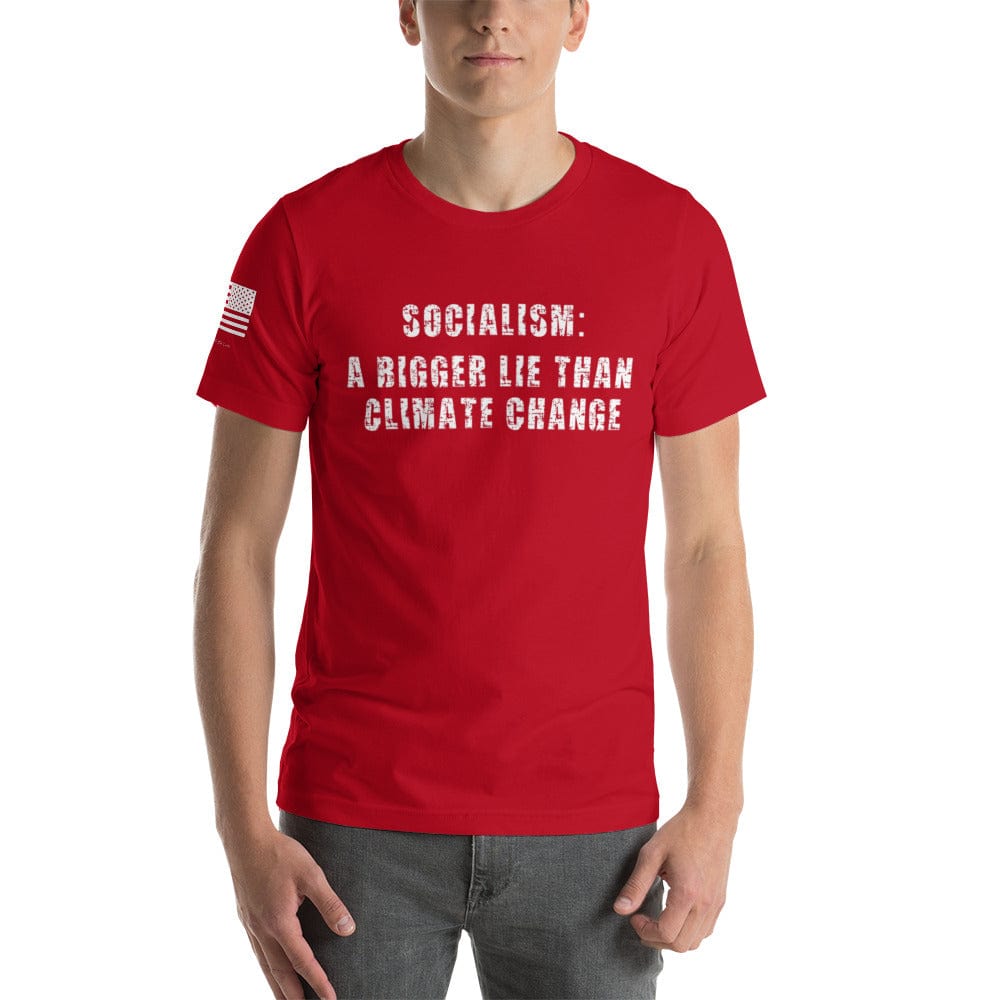 FreedomKat Designs Red / S Socialism: A Bigger Lie than Climate Change