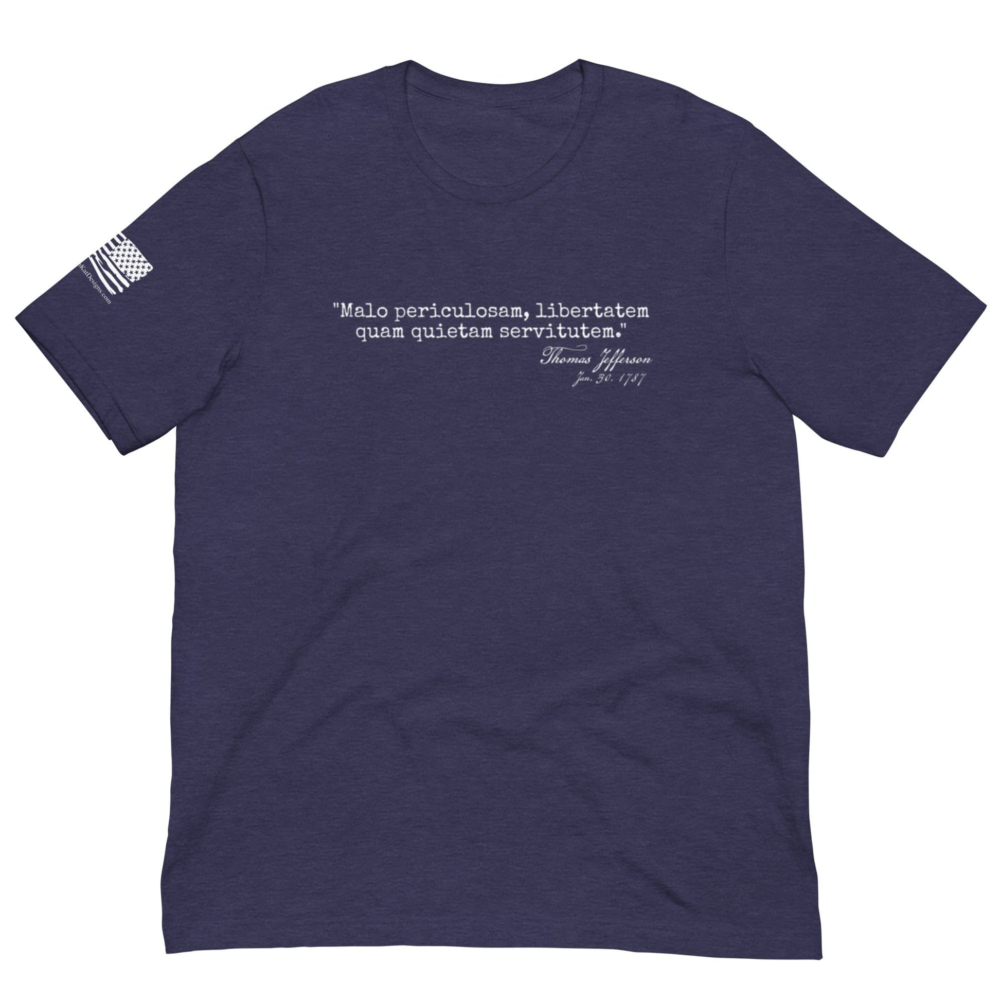 FreedomKat Designs T-Shirt Heather Midnight Navy / S I prefer dangerous freedom over peaceful slavery