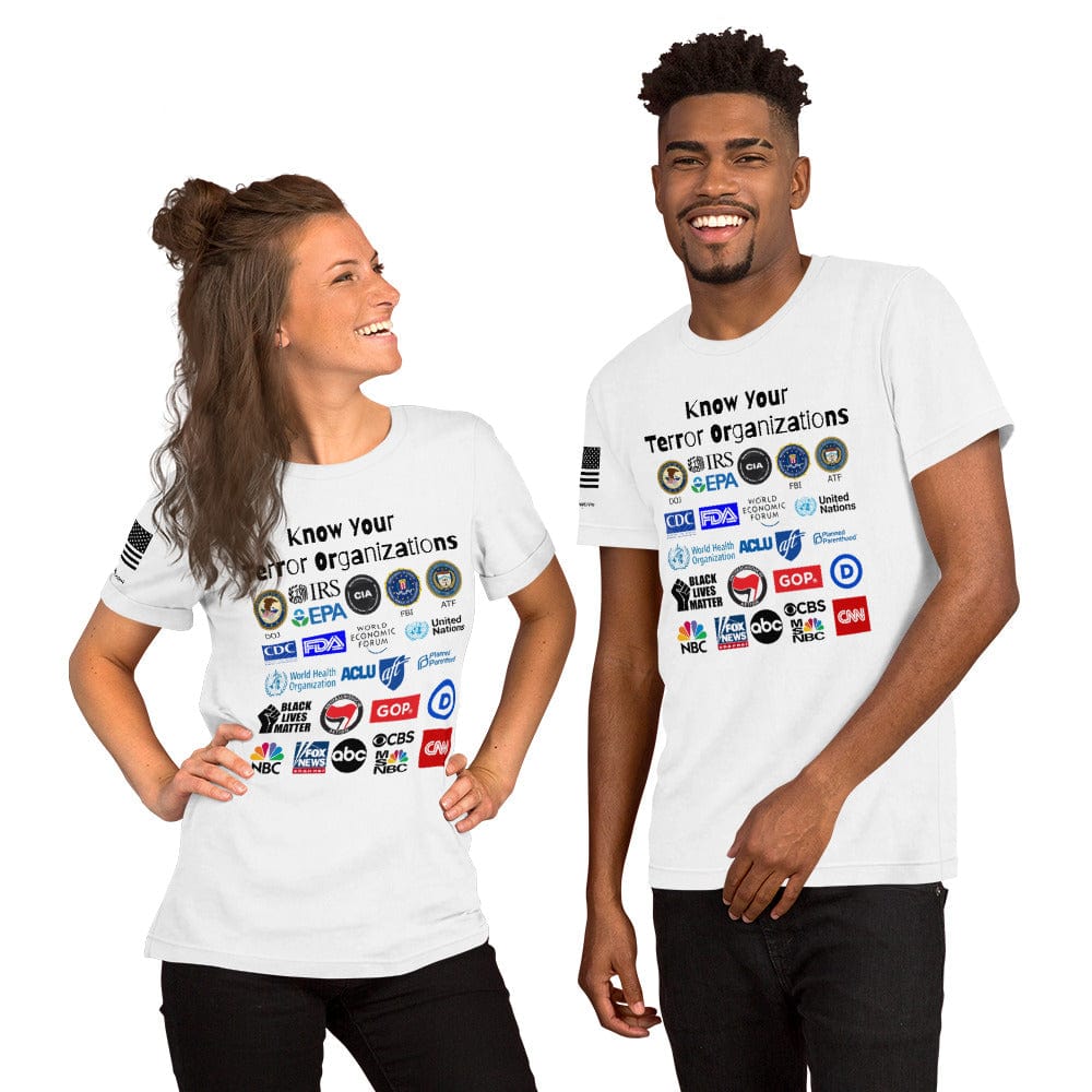 FreedomKat Designs T-Shirt Know Your Terror Organizations T-Shirt