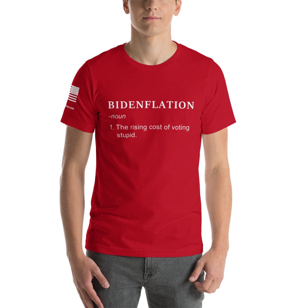 FreedomKat Designs T-Shirt Red / S Bidenflation T-Shirt